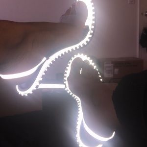 Alexander wang silver reflective nova heels!